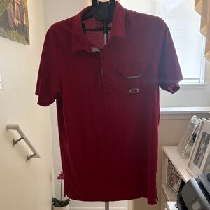 Oakley Men's Deep Red Polo Shirt